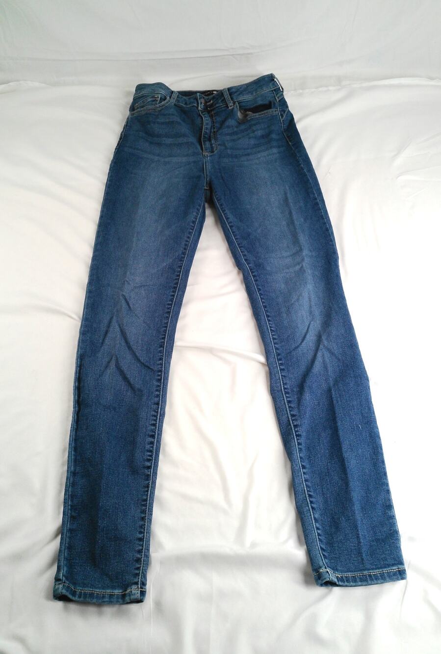 Fashion Nova Women's Skinny Jeans Size 9 Blue Stretch Mid Rise Denim Pants